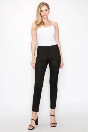 Annelise Suede Pant | Black