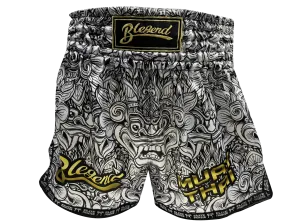 Blegend Boxing Shorts Grey Devil