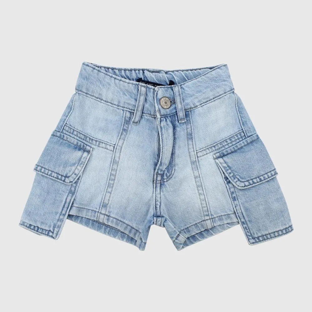 Bluish Jean Shorts