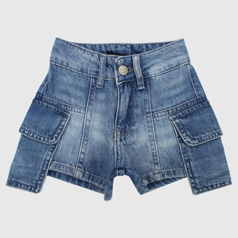 Bluish Jean Shorts