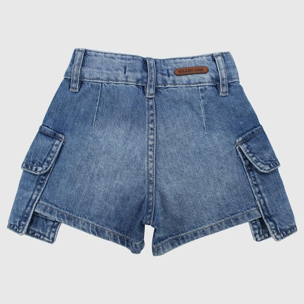 Bluish Jean Shorts