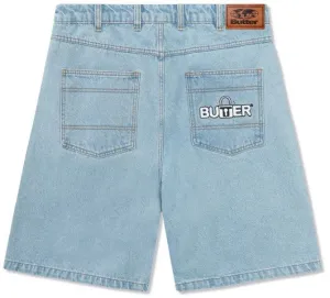 Butter Goods Lock Denim Shorts / Light Indigo