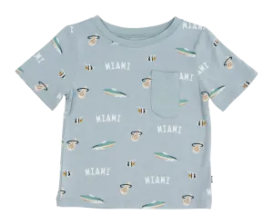 Court Culture x Kyte Baby Nautical Fog Toddler Crew Neck Tee