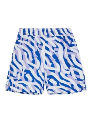 Diana Printed Shorts / purple painted zebra