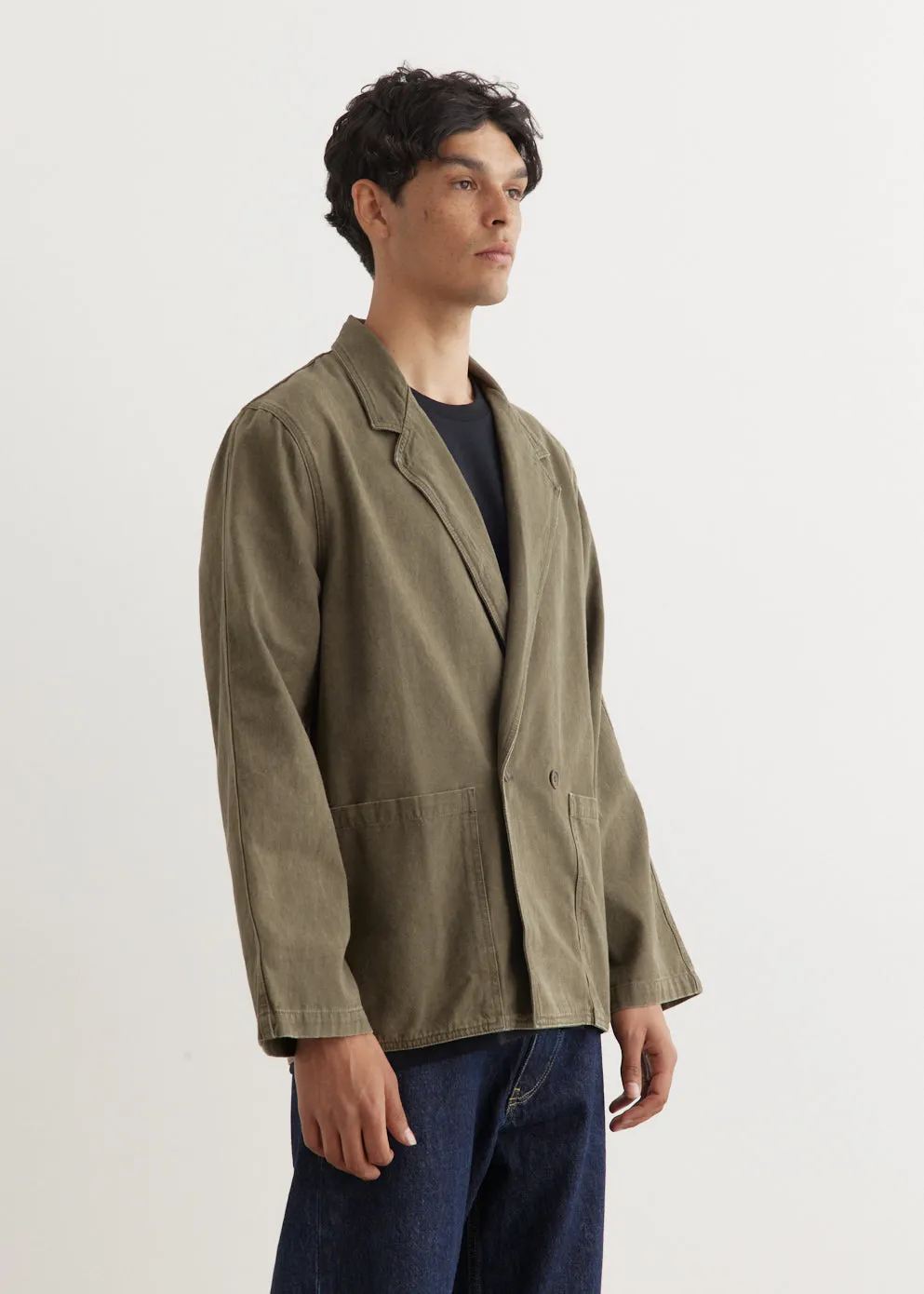 Double Breasted Cotton Jacket