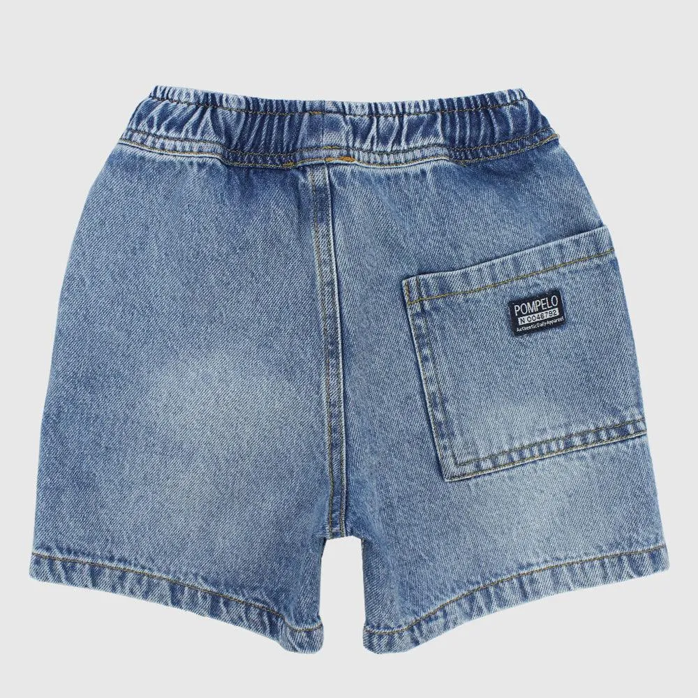 Faded Jean Shorts