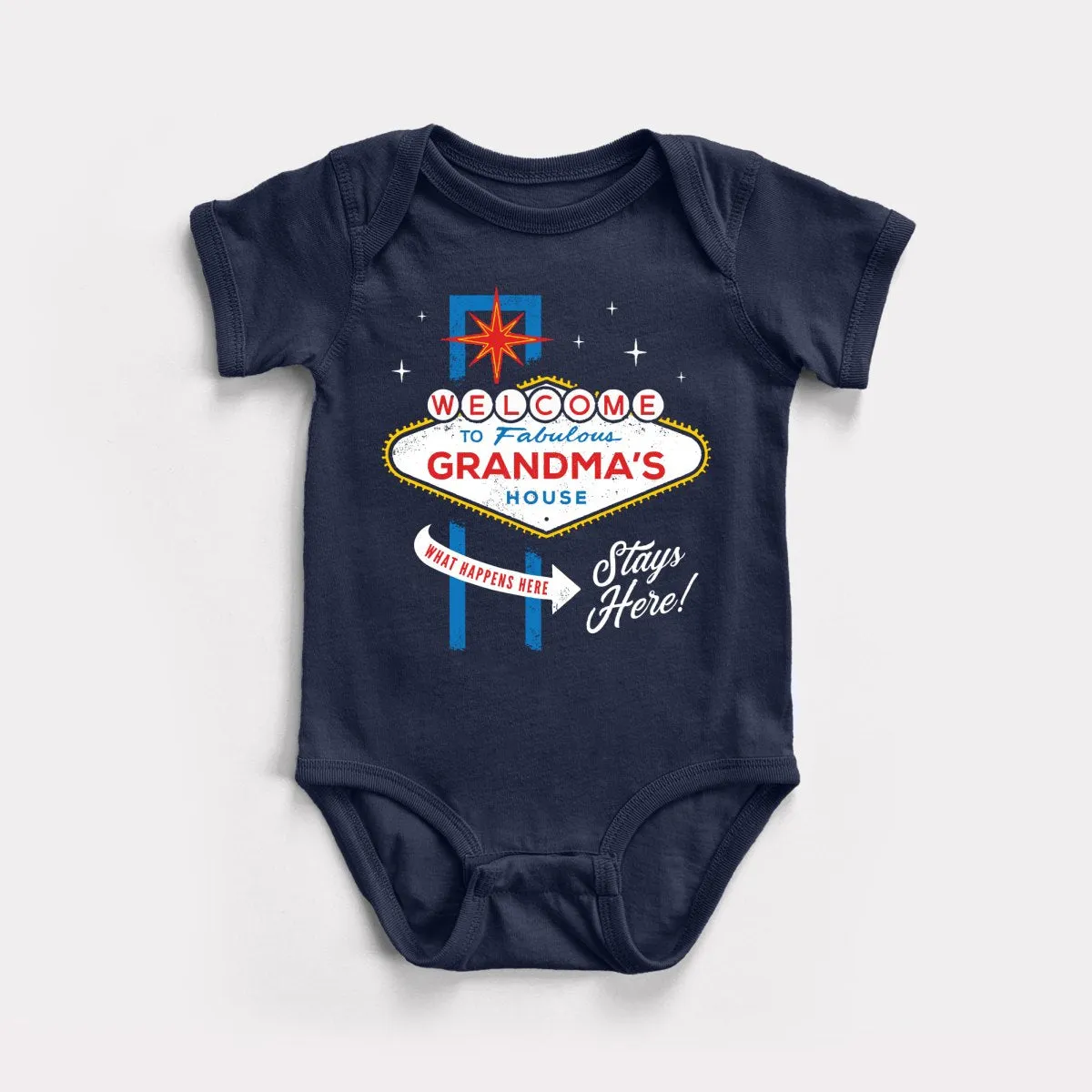 Grandma's Vegas Sign Baby Bodysuit