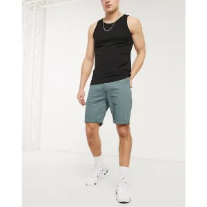 Jack & Jones Light Green Denim Shorts