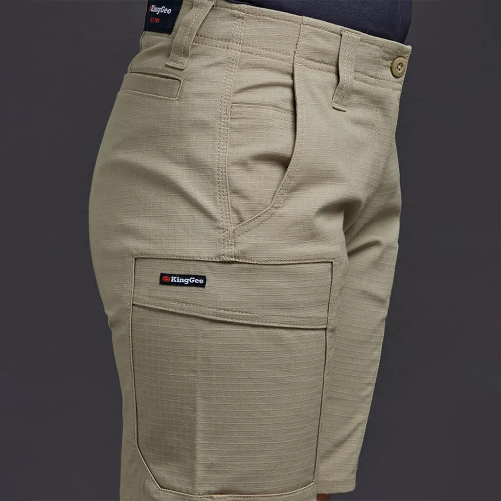 King Gee K47530 Ladies Shorts - khaki