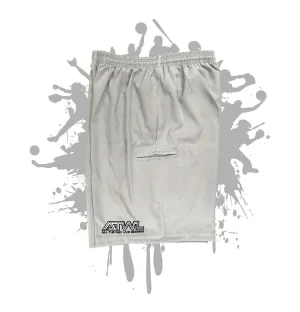 Light Grey Microfiber Stretch Short