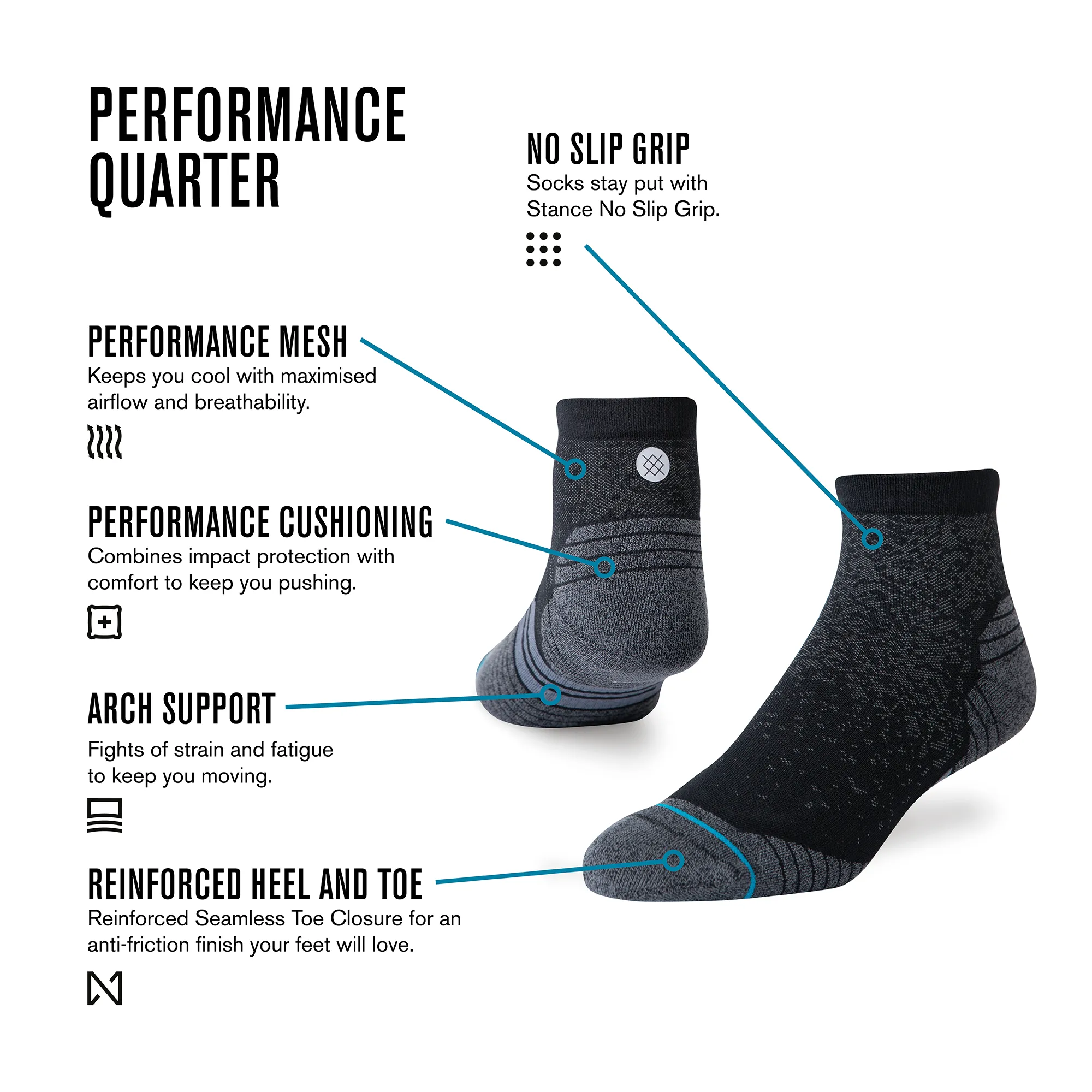 LOGOMAN QUARTER SOCK