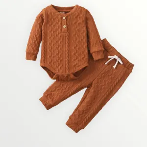 Louise | Knit Set | Rust