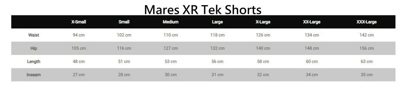 Mares XR Line Ultra Light Tek Shorts with Pockets