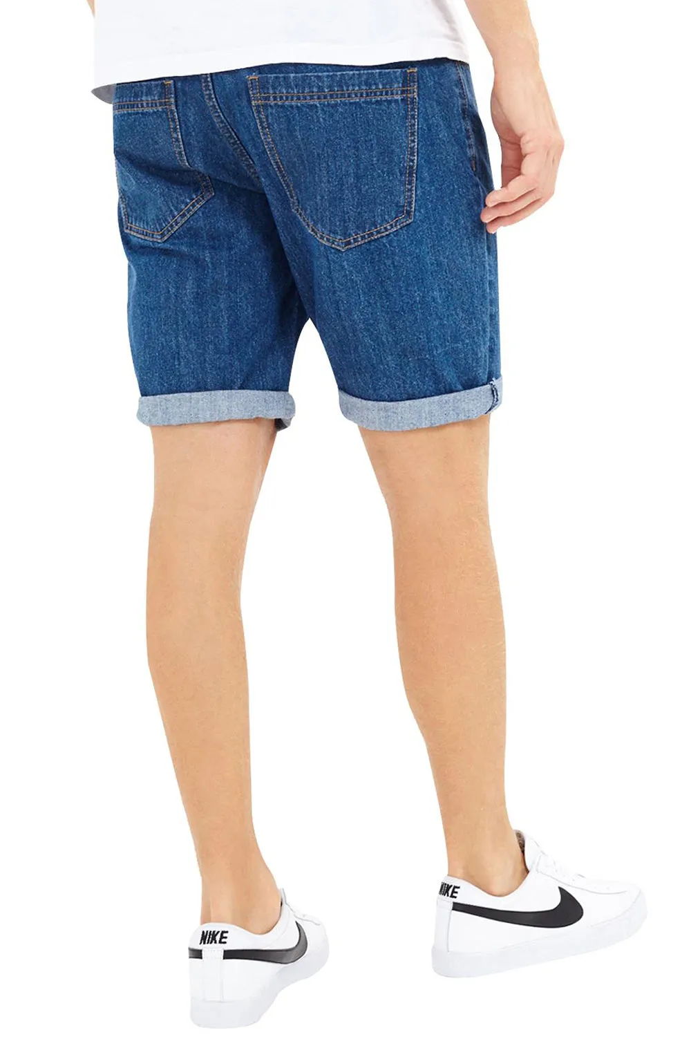 Mens Uganda Denim Stretch Shorts