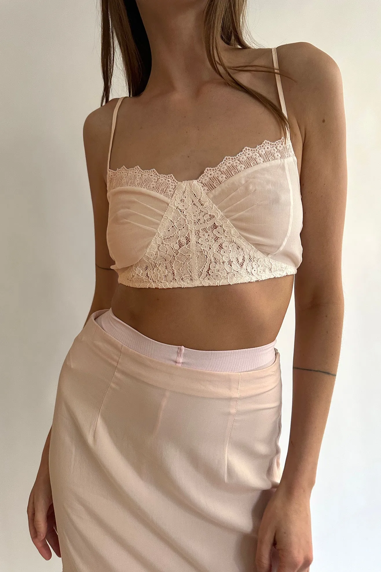 MR. LARKIN, Petite Bralette, Peach Dust