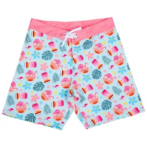 Natural Light Naturdays Floral All Over Print Board Shorts