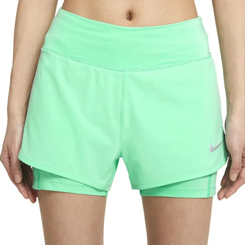 Nike Eclipse Women's Running Shorts - Mint Green