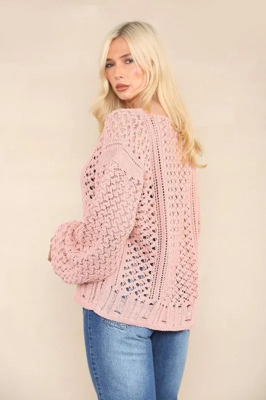 Open Knit Jumper