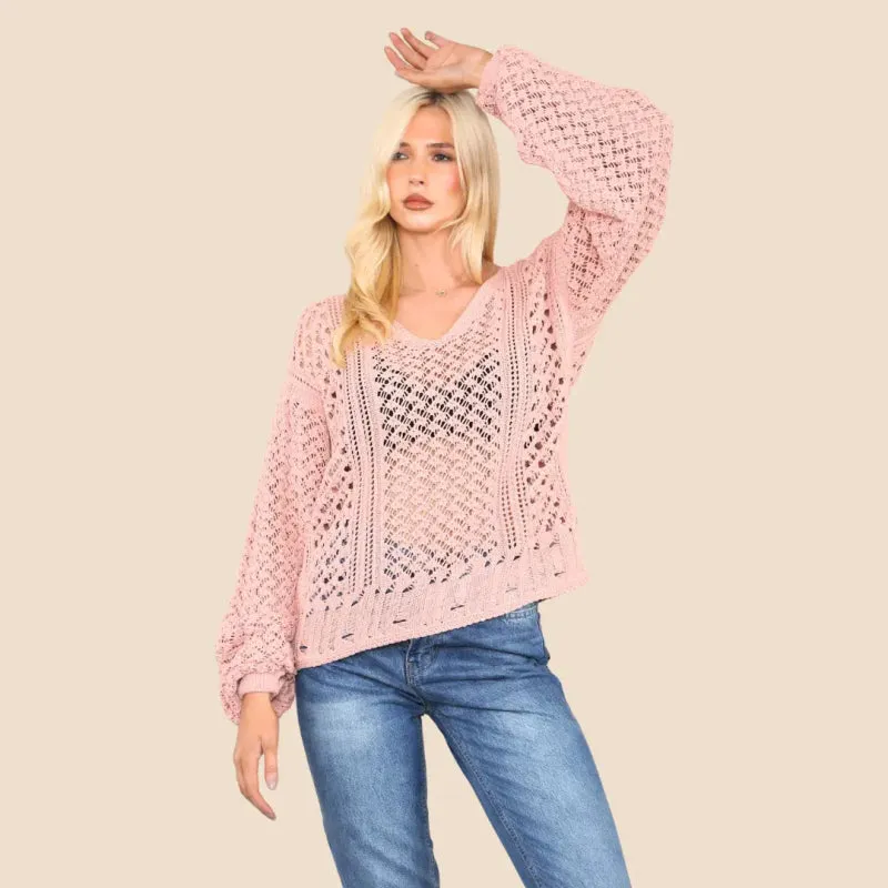 Open Knit Jumper