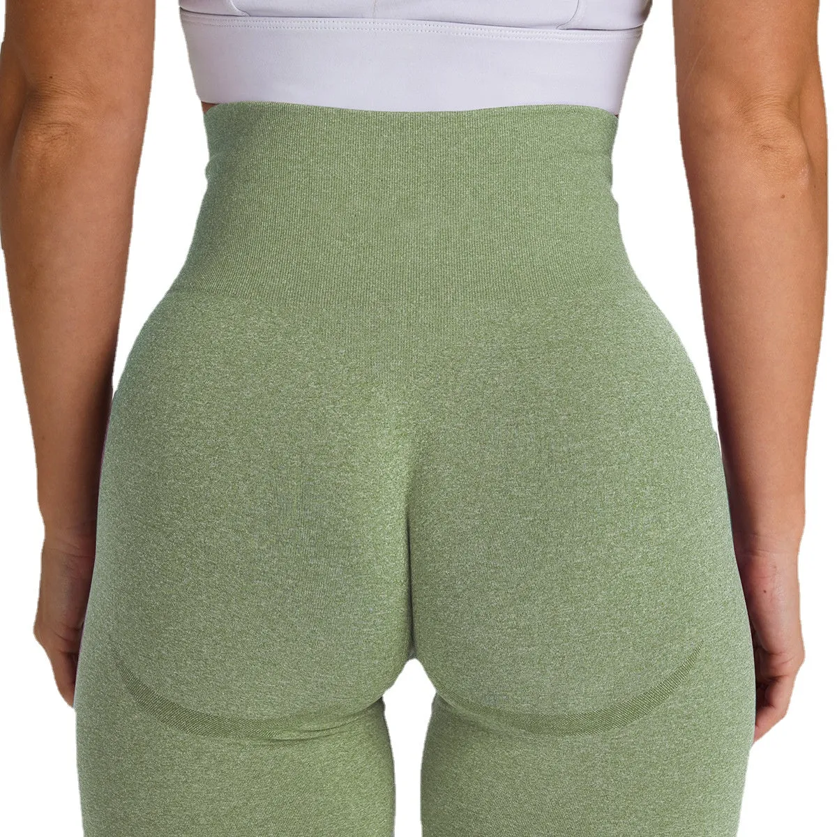 Summer European and American Fashion Sports Fitness Yoga Pants Seamless Tight Shorts for Women