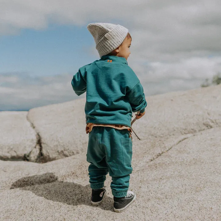 The Aspen Sweatshirt - Dark Aqua - BABY